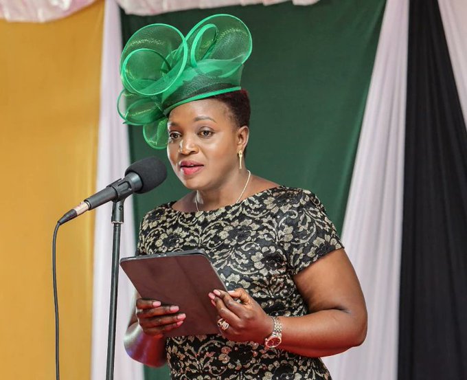 Health CS Susan Wafula at a past event. Photo/Courtesy.