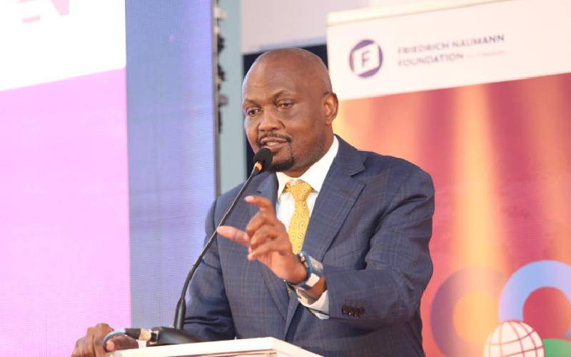 Cabinet Secretary for Public Service Moses Kuria