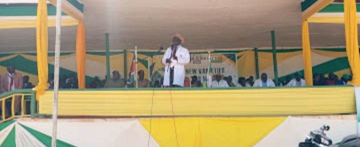 County donates maize seed and fruit seedlings to farmers in West Pokot