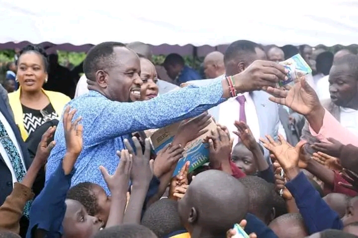 Natembeya launches free milk programme for ECDE schools