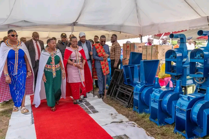 Kajiado Marginalized groups benefit from Ksh. 19 million worth of Equipment from NGAAF
