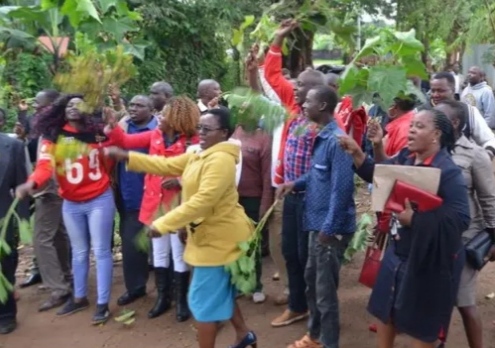 Embu bar operators protest over harassment