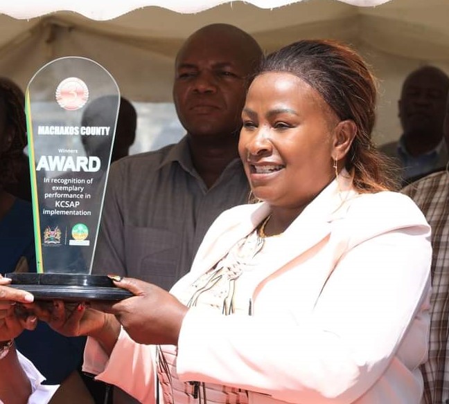 World Bank awards Wavinya for exemplary implementation of projects