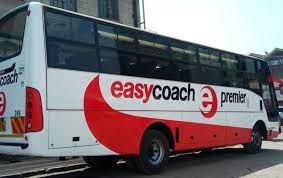 An Easy Coach bus.