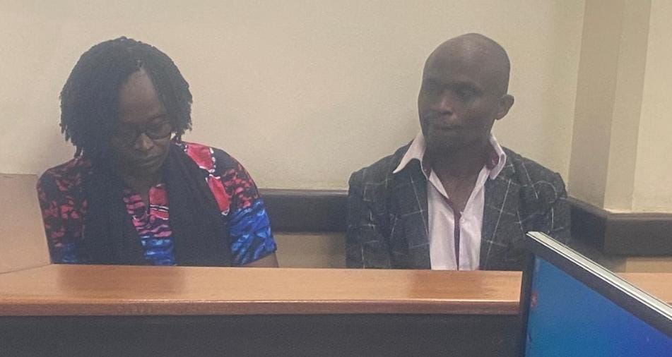 Wa Iria's wife and her brother in court