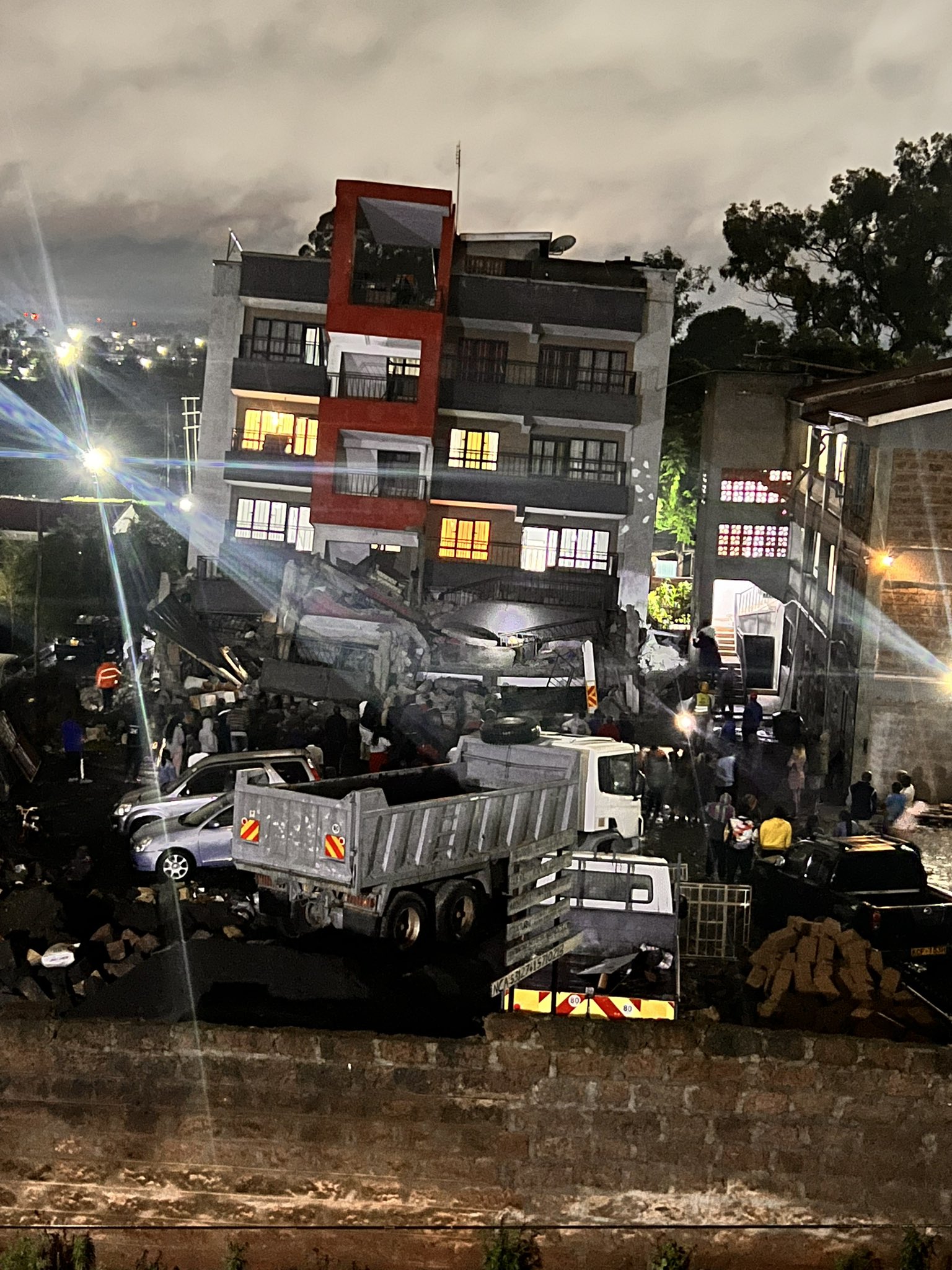 Breaking: Residential building collapses in Uthiru