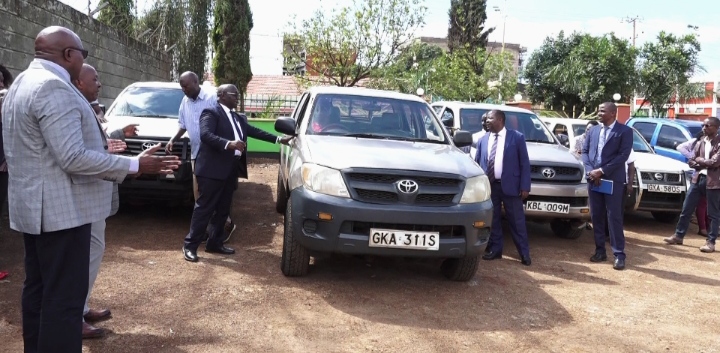Embu County recovers 138 vehicles from defunct Local Authorities